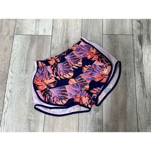 NIKE DRI FIT HAWAIIAN FLORAL ATHLETIC RUNNING SHORTS SIZE M
